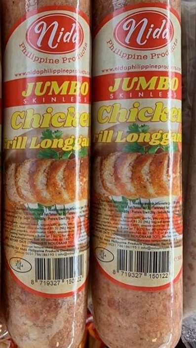 Chicken Skinless Jumbo Grill Longganisa Nida Brand (per pc)